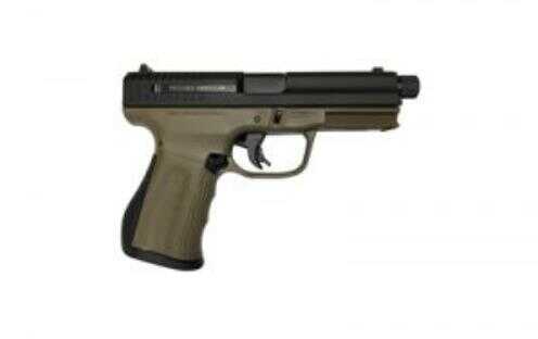 FMK Elite Semi Automatic Pistol 9mm 4" Barrel 14 Round Capacity Burnt Bronze Finish Vortex Viper Optic Rounds