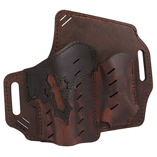 Versacarry Underground Premium Guardian Arc Angel Holster for Glock 42 and 43. Right Hand, Distressed Brown