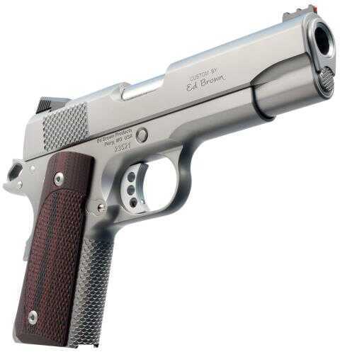 Ed Brown CCO 1911 Pistol Single 45 ACP 4.25" Barrel 7+1 Fof Black Vz Grip Stainless Steel