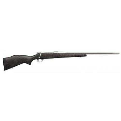 Weatherby Vanguard Accuguard Rifle 6.5-300 Stainless Steel 26" Barrel Black Spiderweb Accent Stock Sub-moa Accuracy Guarantee