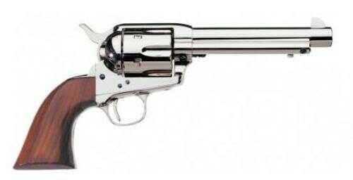 Revolver Taylor/Uberti 1873 Cattleman 357 Magnum 5.5" Barrel 6 Round Nickel Finish Walnut Grip