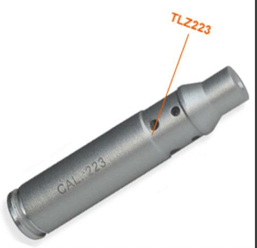 NCSTAR .223REM Laser Cartridge Bore Sighter Brass Finish Fits Remington Chambers TLZ223