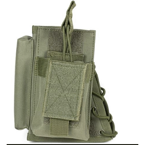 NCSTAR Green Stock Riser with Mag Pouch Fits Most Rifles Ambidextrous Holds All AR and AK Mags