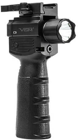 NCSTAR Flashlight & Laser Combo Red Foregrip Fits Weaver/Picatinny Type Rails Black Uses (2) CR123A Batteries (Inc