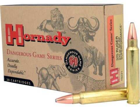 375 Ruger 20 Rounds Ammunition Hornady 270 Grain Soft Point