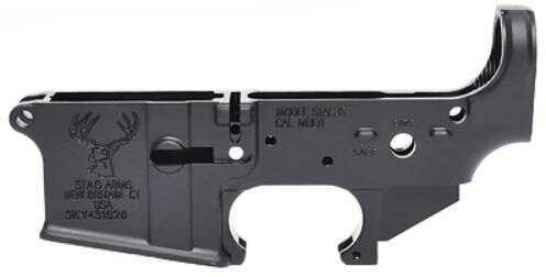 Stag Arms AR-15 Forged Stripped Lower Receiver Multi Caliber 7075-T6 Aluminum Hard Coat Anodized Finish Matte Black