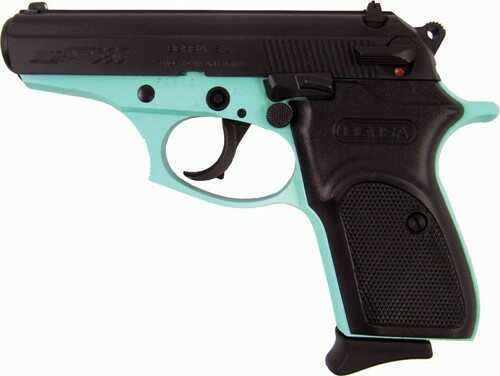 Bersa Thunder Pistol 380 ACP Fixed Sight 8 Shot Robins Egg Blue Matte Black