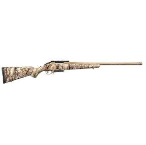 Ruger American Rifle 7mm-08 Rem 22" Barrel Cerakote Bronze Finish Go Wild Camo Stock