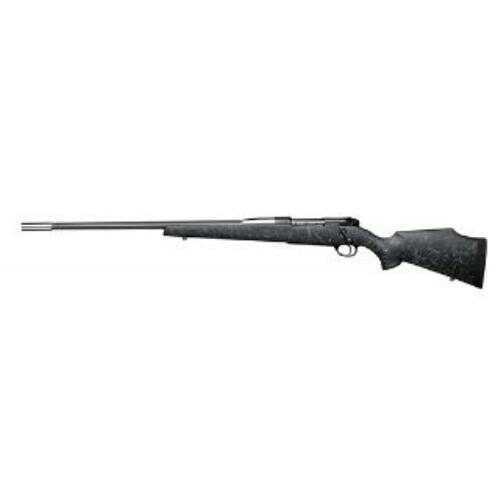 Weatherby Mark V Accumark Rifle Left Handed 6.5-300 26" Barrel Black-gray Web Stock Stainless Steel