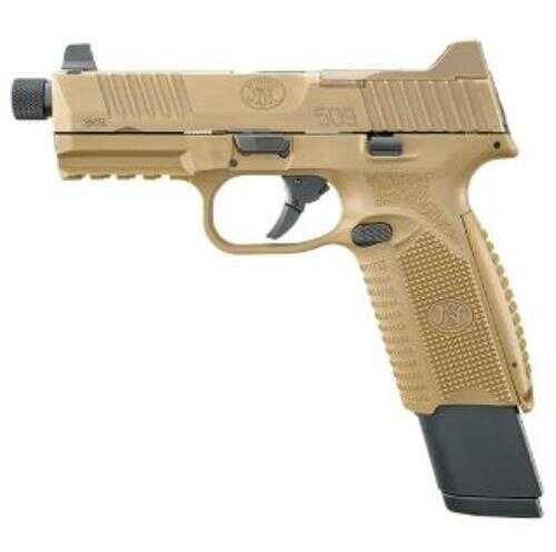 FNH 509 Tactical Pistol 9mm 4.5" Threaded Barrel FDE 24 Round