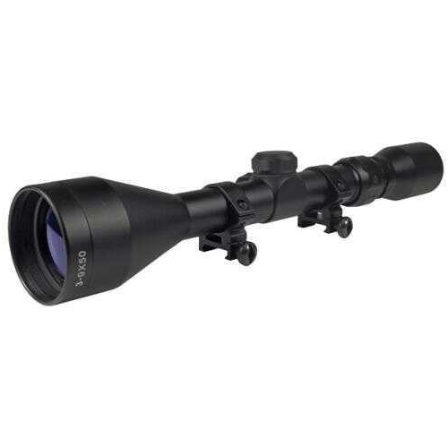 Truglo Buckline 3-9x50mm Riflescope, BDC Reticle, 1/4 MOA Weaver Rings, Black Md: TG85395XB