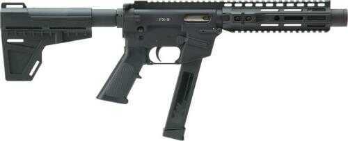 Freedom Ordnance FX9 Pistol 9mm 8.25" 33rd for Glock Magazine M-LOK Handguard with KAK Brace Black Finish