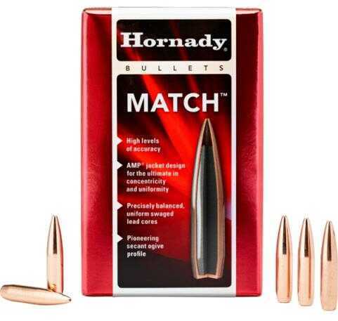 Hornady 30 Caliber Bullets 168 Grains BTHP Match (Per 100) 30501