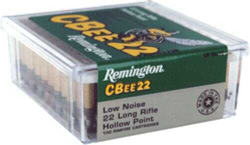 22 Long Rifle 100 Rounds Ammunition Remington 33 Grain Hollow Point