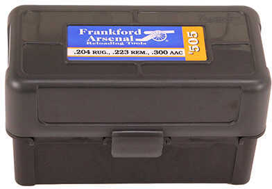 Frankford Arsenal Hinge Top Ammunition Box .17/.222/.223 Remington .222 Magnum Holds 50 Rounds