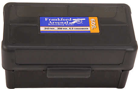 Frankford Arsenal Hinge Top Ammunition Box 7mm-08 .22<span style="font-weight:bolder; ">-250</span> Remington .243 Winchester .308 Holds 50 Rounds