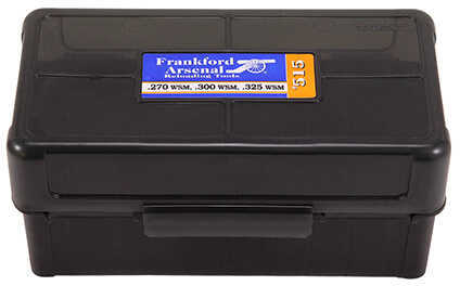 Frankford Arsenal Hinge Top Ammunition Box <span style="font-weight:bolder; ">WSM</span> and SAUM Calibers, Holds 50 Rounds