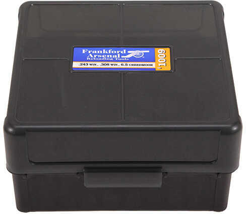 Frankford Arsenal Hinge Top Ammunition Box .243 to .308 Calibers, Holds 100 Rounds