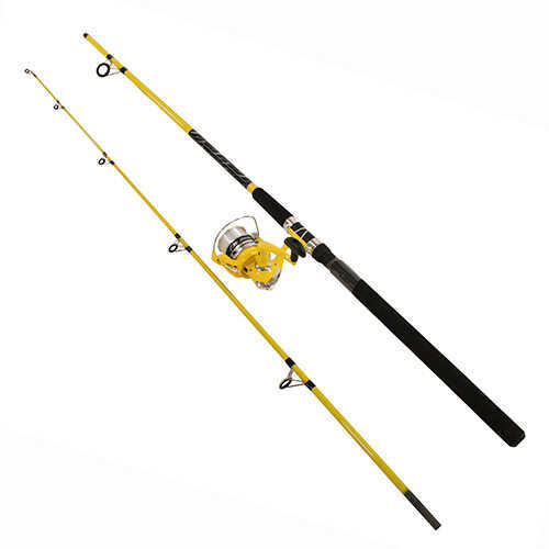 Okuma Fin-Chaser Spinning Combo 65 10 Length 2pc 1-3 oz Lure Rate Medium/Heavy Power Ambidextrous