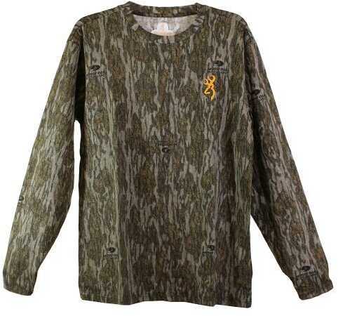 Browning Wasatch-CB Long Sleeve T-Shirt Mossy Oak Original Bottomlands, X-Large
