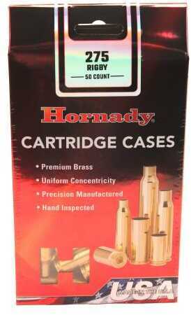 Hornady Unprimed Brass Cases <span style="font-weight:bolder; ">275</span> <span style="font-weight:bolder; ">Rigby</span> 50/Box 8636