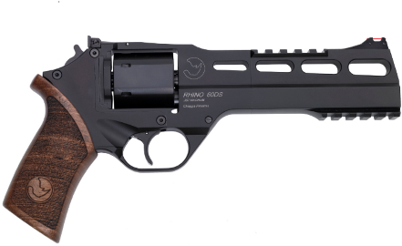 Chiappa Rhino 60SAR Double Action Revolver 357 Magnum 6" Barrel 6 Shot Wood Grips Black