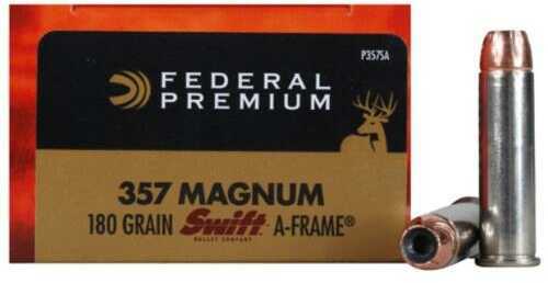 357 Magnum 20 Rounds Ammunition Federal Cartridge 180 Grain Soft Point