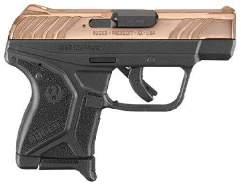 Ruger LCP II Semi Automatic Pistol .380 ACP 6 Round Capacity 2.75" Barrel Blued Frame Rose Gold Slide