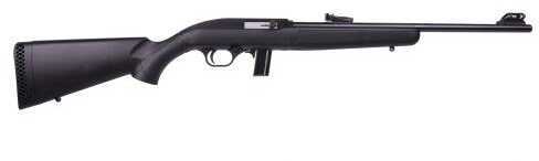 Mossberg 702 Plinkster Rifle 22 LR 18" Barrel Fiber Optic Sight 10 Round Blued Finish Black Synthetic Stock