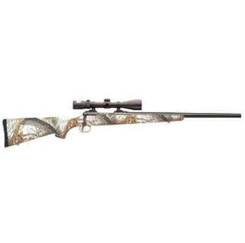 Savage Model 11 Bolt Action Rifle With Scope 243 Winchester 22" Barrel Snow Camo Trophy Hunter