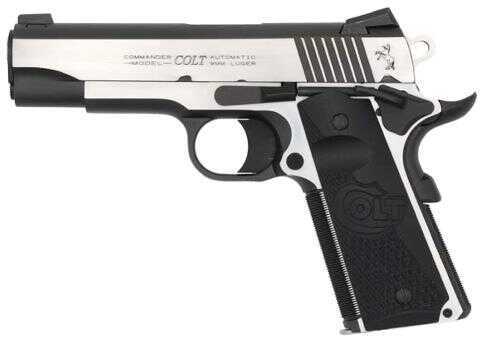 Colt Commander Combat Elite Semi Automatic 45 ACP Single 4.25" Barrel 8 Round Capacity Black G10 Half Checkered With Scallop Grip