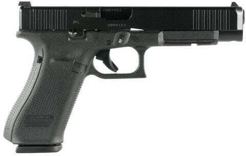 Glock G34 Gen 5 MOS Pistol 9mm 5.31" Barrel 10 Round Black Polymer Grip / Frame nDLC Front Serrations Slide