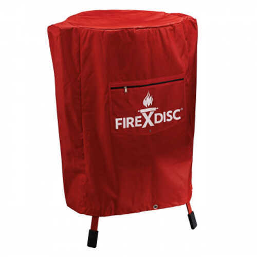 FireDisc Cookers Deep Portable Cover 36" Tall Fireman Red