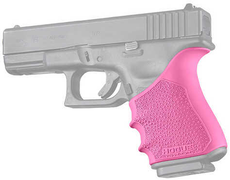 Hogue HandAll Beavertail Grip Sleeve for Glock 19 Gen 3-4, Pink