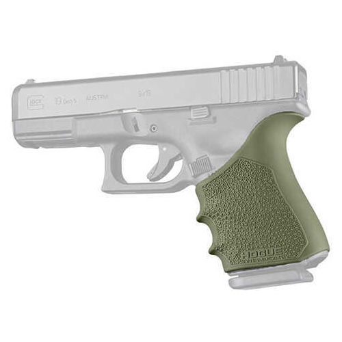 Hogue HandAll Beavertail Grip Sleeve for Glock 19 Gen 1-2-5, Olive Drab Green
