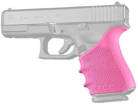 Hogue HandAll Beavertail Grip Sleeve for Glock 19 Gen 1-2-5, Pink