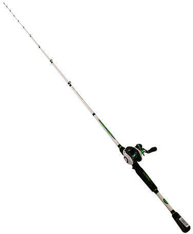 Lews Fishing Mach I Speed Spool SLP Baitcasting 1 Piece Combo 7.5:1 Gear Ratio, 30" Retrieve Rate, 6'10" Heavy Power, Ri