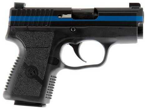 Kahr Arms PM9 Thin Blue Line Pistol 9mm 3.1" Barrel Black Polymer Frame Blacked Out Slide