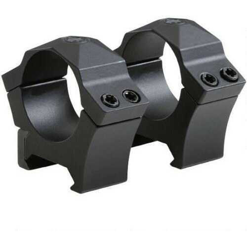 Sig Sauer Alpha Hunting Rings <span style="font-weight:bolder; ">30mm</span> Steel, High, Black, Per 2 Md: SOA10005