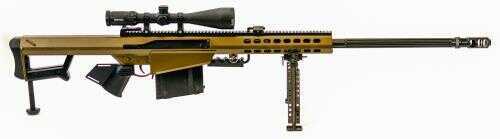 Barrett M82 A1 with Scope Semi-Automatic 416 29" Barrel 10 Round Capacity Flat Dark Earth Stock Earth/Black