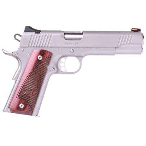 Kimber Stainless II Semi Automatic Pistol 9mm 5" Low Profile Sights 9rd Magazine Rosewood grips