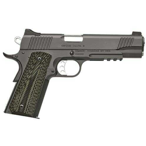 Kimber Custom TLE/RL II 10mm 5" Barrel Black Pistol Tritium Night Sights 8rd Magazine Green/Black G-10 Grips