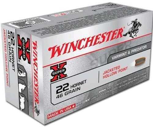 22 Hornet 50 Rounds Ammunition Winchester 46 Grain Hollow Point