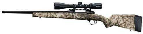 Click to see larger image. Savage 10/110 Apex Predator XP Bolt Action Rifle 223 Remington 20" Black Barrel 4 Round Capacity Mossy Oak Mountain Country Synthetic Stock with Scope