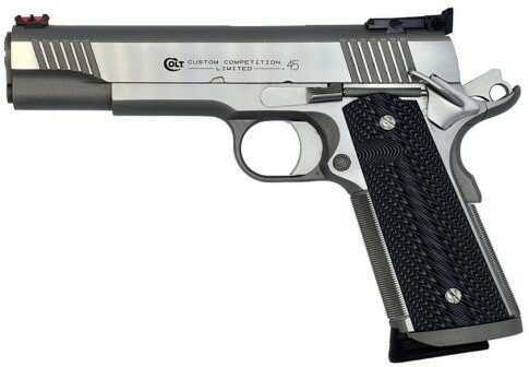 Colt Custom Competition Stainless Steel Semi-Auto Pistol 5" Barrel 45 ACP 8 Round Capacity Series 70