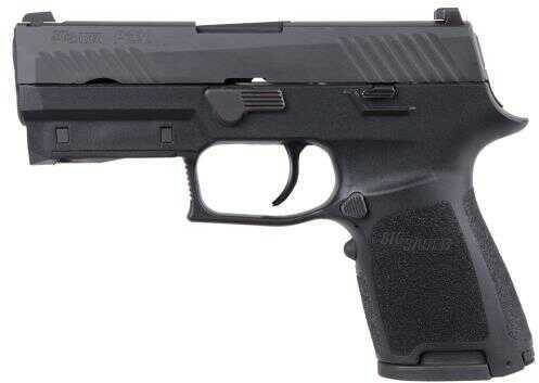 Sig Sauer P320 Compact 9mm Luger 3.9" Barrel 15 Round Capacity Black Polymer With Lima320 Red Laser Grip NS Nitron Stainless Steel Slide