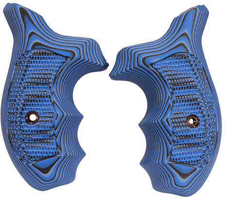 Hogue Kimber K6s Bantam Piranha G10 GMascus Grips Blue Lava