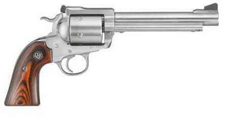 Ruger Revolver Bisley 454 Casull Stainless Steel Wood Grips / Unfluted Cylinder 6.5" Barrel