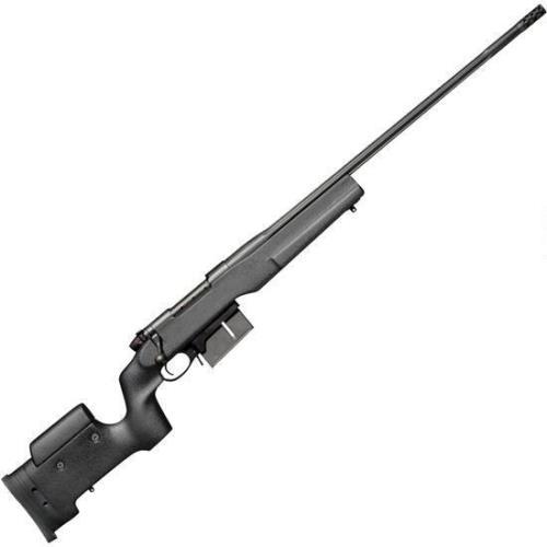 Click to see larger image. Weatherby Mark V TacMark 338 Lapua Magnum 28" Barrel 5 Rounds Black Bolt Action Rifle