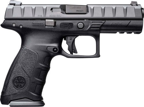 Used Beretta APX 9mm Luger Semi-Automatic Pistol 4.25" Barrel 17 Round Black Polymer Finish